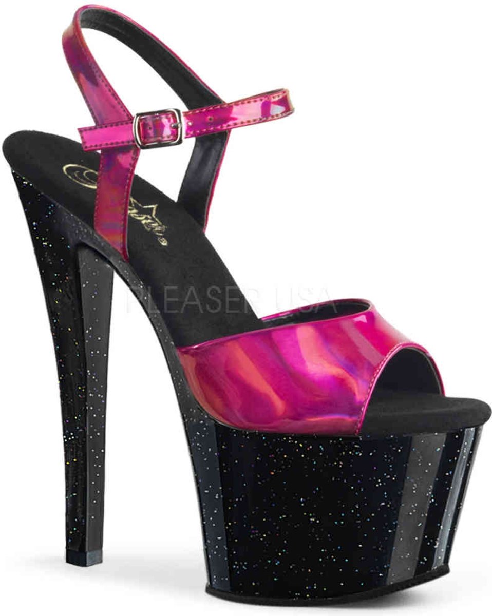 EU 38 = US 8 | SKY-309HG | 7 Heel, 2 3/4 PF Ankle Strap Sandal